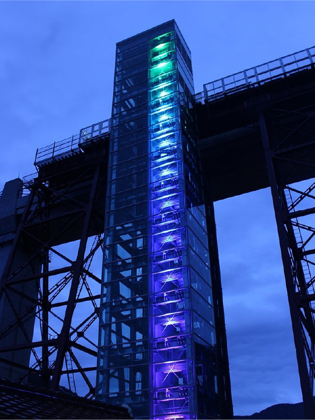 ( 余部クリスタルタワーの夜景）